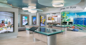 Interactive real estate sales centers - Westlake digital topo table